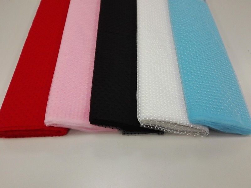Tulle Floccato - Punti - Colori