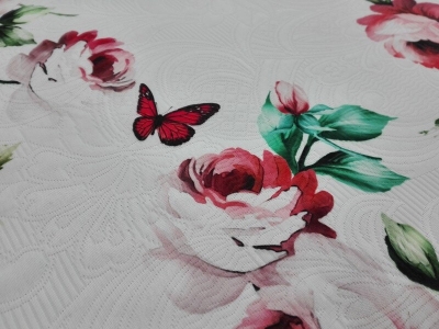 Jacquard Sorella - Fleurs et papillons