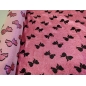 Silke Tyg Signerat - Jacquard Med Snören - Gucci Stil
