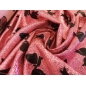 Tecido de Seda Assinado - Jacquard de Laços - Estilo Gucci