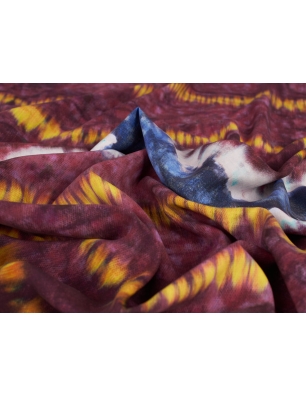 Jedwab Sygnowany - Efekt Tie Dye - 4 Kolory!