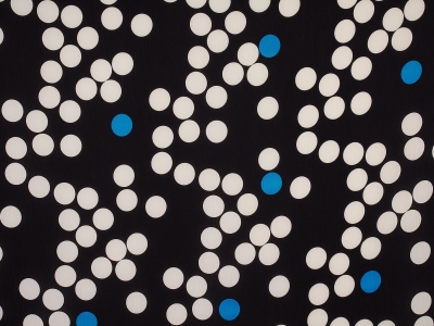 Chiffon crêpé Krivans à pois