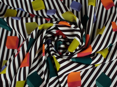 Jedwab Sygnowany - Pasy & Kwadraty