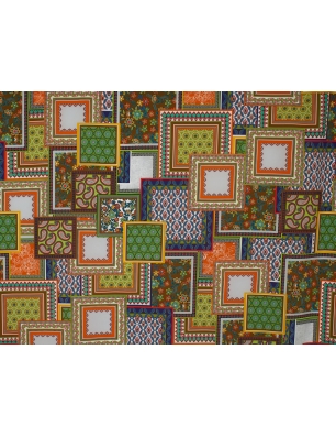 Jedwab Sygnowany - Etno Patchwork
