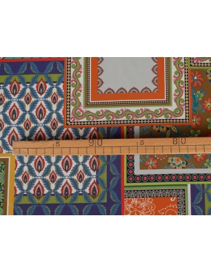 Jedwab Sygnowany - Etno Patchwork
