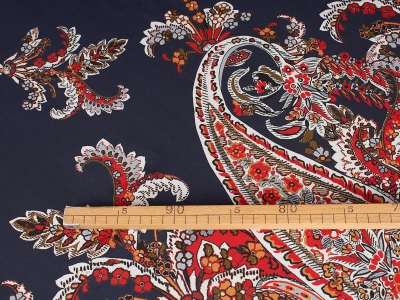 Tkanina Zijde gesigneerd in etro print stijl