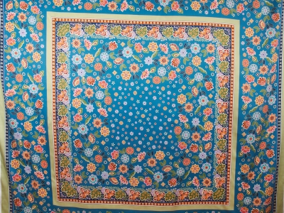 Sertifikuota šilkas - Folkloro stiliaus gėlės