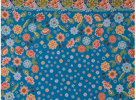 Jedwab Sygnowany - Kwiatki w stylu folk