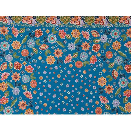 Jedwab Sygnowany - Kwiatki w stylu folklor