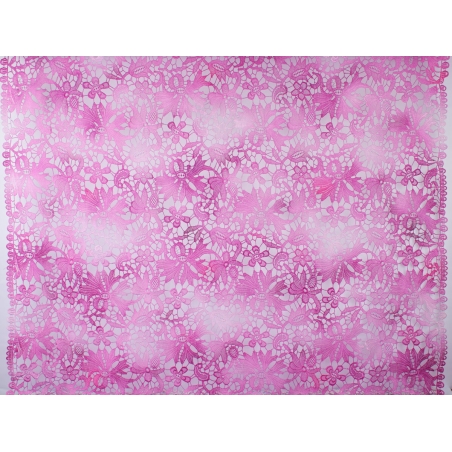 Dentelle Multi - Brume - Fuchsia