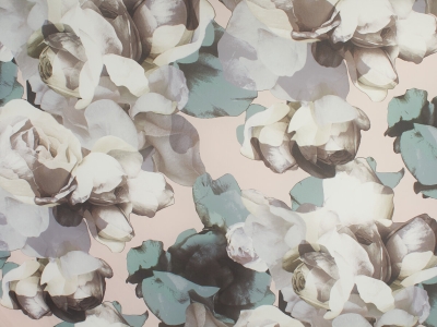 Tkanina ¡Baia en vestido - tonos pastel!