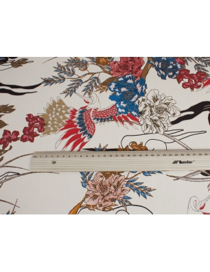 Jedwab sygnowany w stylu Gucci ptaki!