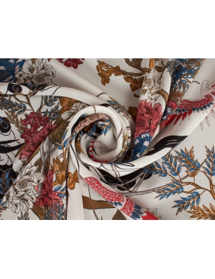 Jedwab sygnowany w stylu Gucci ptaki!