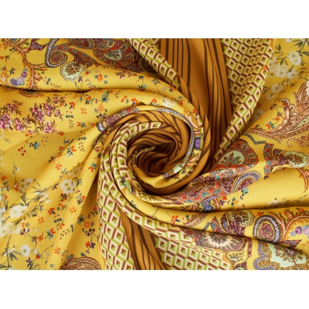 Wiskoza Fantasy słoneczny Paisley!