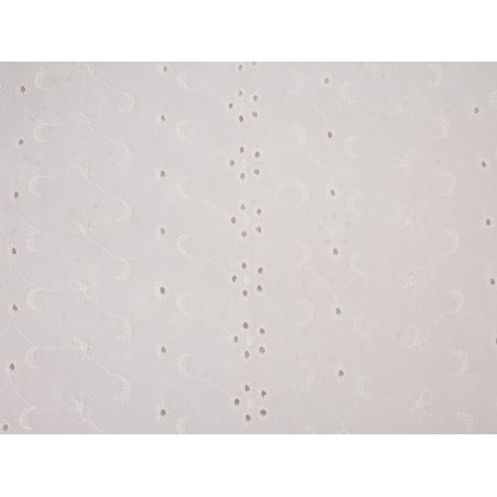 Tkanina Noemi - 3 Kleuren! - Geborduurd Katoen