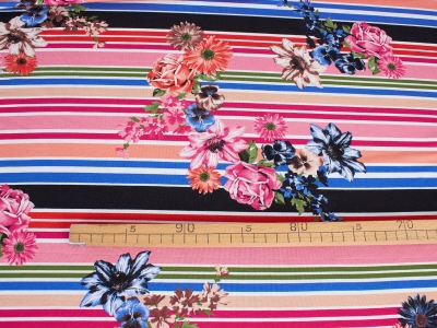 Malha Jasmine em duas cores, listras e flores!