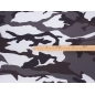 Tkanina Satén Nadrix camo vzor