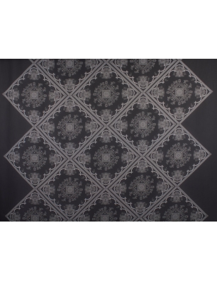 Szyfon Cristal - Czarno-białe ornamenty
