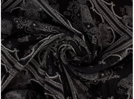 Szyfon Cristal - Czarno-białe ornamenty
