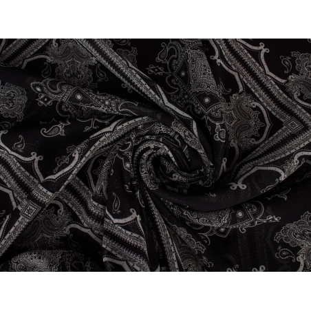 Szyfon Cristal - Czarno-białe ornamenty