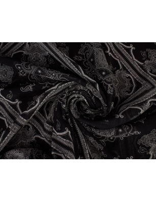Szyfon Cristal - Czarno-białe ornamenty