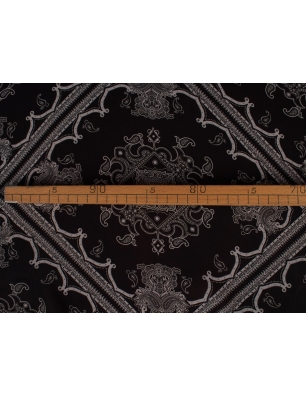 Szyfon Cristal - Czarno-białe ornamenty