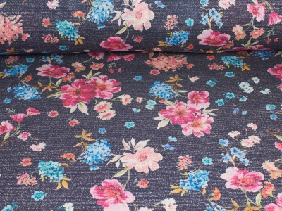 Doppio colore fiori di maglia Shine