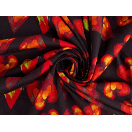 Dzianina Sorella - Serduszka