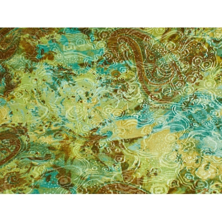 Tissu Zenzero vert