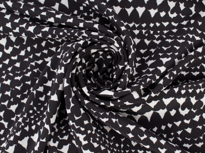 Audums Zīds ar divām krāsām Dior stila sirsniņām.