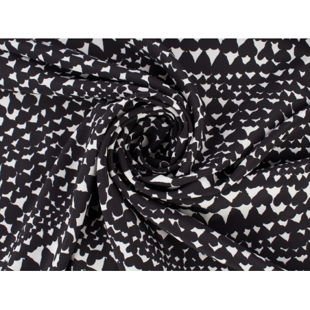 Audums Zīds ar divām krāsām Dior stila sirsniņām.