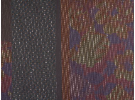 Jedwab Sygnowany - Kwiaty z kropeczek