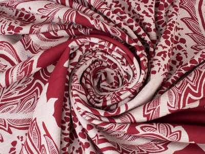 Dzianina Sorella prążek czerwony i niebieski