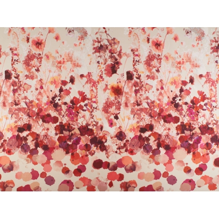 Tkanina Polysorella - watercolor flowers - rapport!