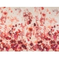 Tyg Poliester materiał - akvarellblommor - Rapport!