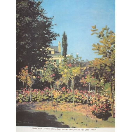 Claude Monet- Ogród w kwiatach