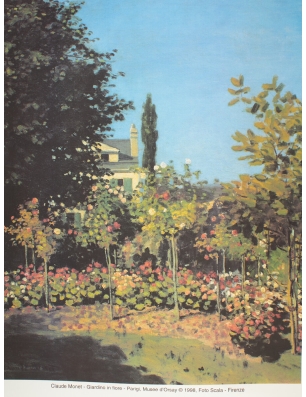 Claude Monet- Ogród w kwiatach