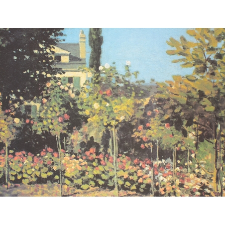 Claude Monet- Ogród w kwiatach