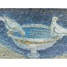 Obraz - Colombe che bevono ad una tazza