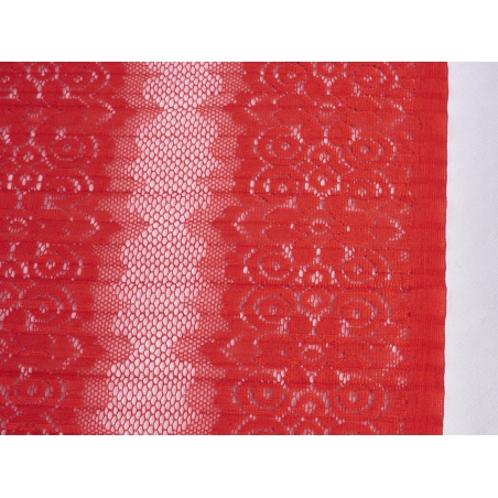 Dentelle plissée Apollo - rouge