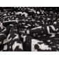Тъкан КОРФУ бяло-черен