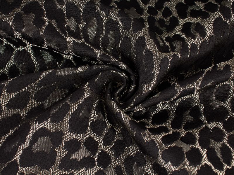 Tessuto Jacquard Dior - stampa leopardata - 2 colori!
