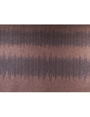 Wełna płaszczowa Boing - brązowe pasy