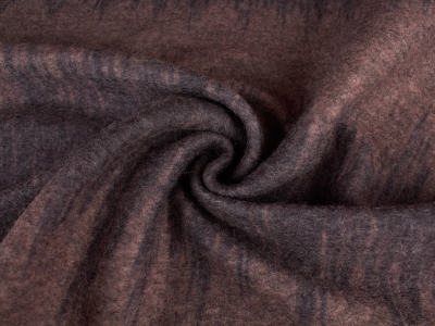 Wełna płaszczowa Boing - brązowe pasy