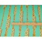 Silk signed - Gold chains in Versace style