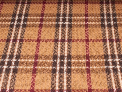 Tessuto Lana Fabio a quadri in stile Burberry