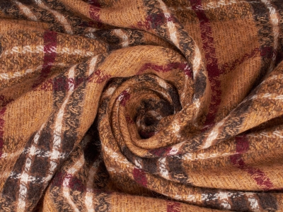 Wełna Fabio krata w stylu Burberry