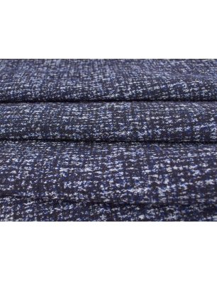 Dzianina Maxmara - Granatowy melanż