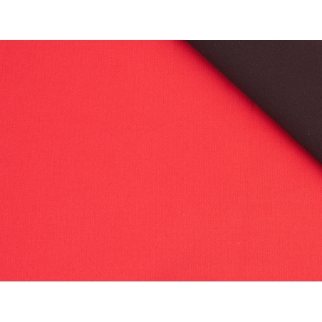 Tissu Doppio rouge-noir - BELKA