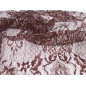 Sevilla lace brown&silver - ENTIRE PIECE